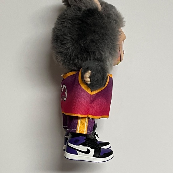 Memphis Grizzlies 23 Jersey Sneaker 3 Piece Outfit For Labubu Sneakers Pink - Picture 3 of 8